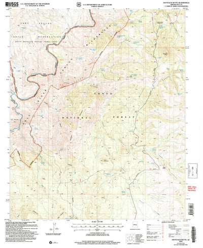 United States Geological Survey Haystack Butte, AZ (2004, 24000-Scale) digital map