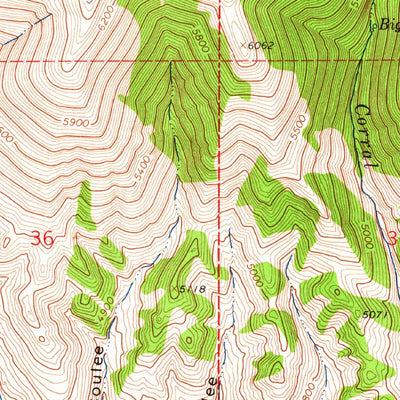 United States Geological Survey Haystack Butte, MT (1962, 24000-Scale) digital map