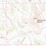 United States Geological Survey Haystack Butte, SD (1973, 24000-Scale) digital map