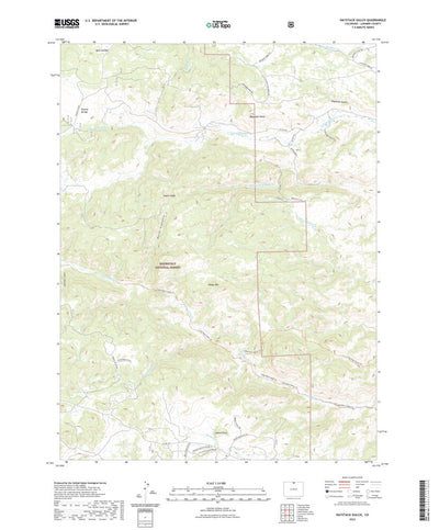 United States Geological Survey Haystack Gulch, CO (2022, 24000-Scale) digital map