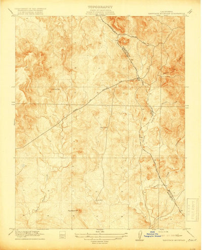 United States Geological Survey Haystack Mountain, CA (1919, 31680-Scale) digital map