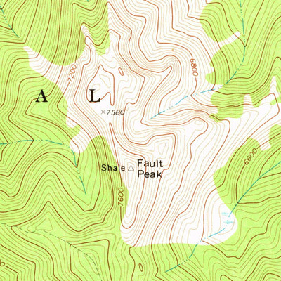 United States Geological Survey Haystack Mountain, MT (1970, 24000-Scale) digital map
