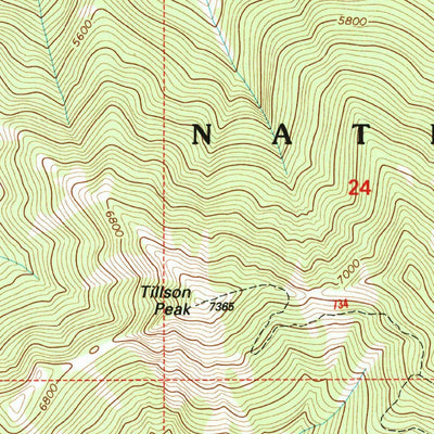 United States Geological Survey Haystack Mountain, MT (1994, 24000-Scale) digital map