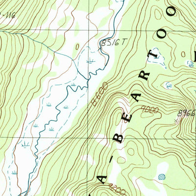 United States Geological Survey Haystack Peak, MT (1987, 24000-Scale) digital map