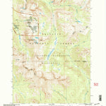 United States Geological Survey Haystack Peak, MT (2000, 24000-Scale) digital map