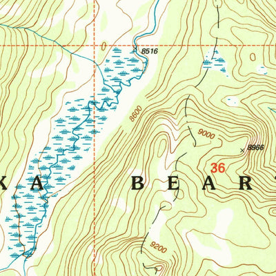 United States Geological Survey Haystack Peak, MT (2000, 24000-Scale) digital map
