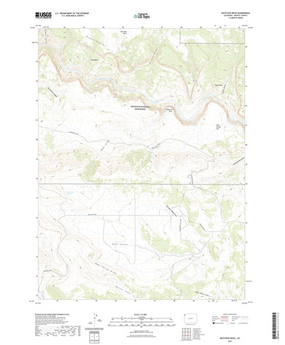United States Geological Survey Haystack Rock, CO (2022, 24000-Scale) digital map