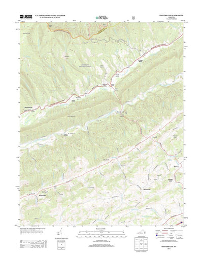 United States Geological Survey Hayters Gap, VA (2013, 24000-Scale) digital map