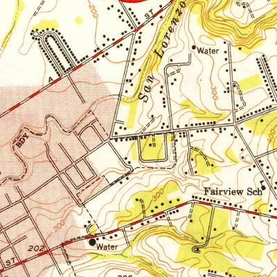 United States Geological Survey Hayward, CA (1950, 24000-Scale) digital map