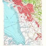 United States Geological Survey Hayward, CA (1959, 62500-Scale) digital map