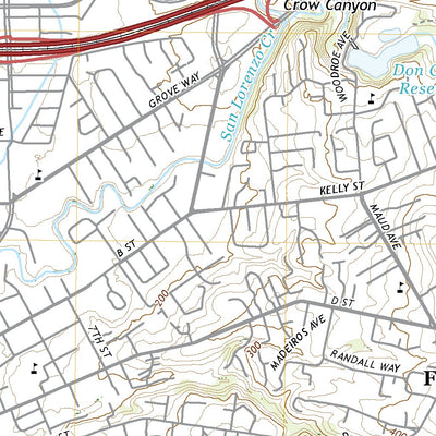United States Geological Survey Hayward, CA (2018, 24000-Scale) digital map