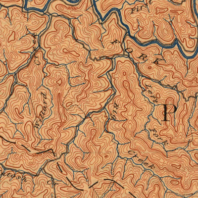 United States Geological Survey Hazard, KY (1891, 125000-Scale) digital map