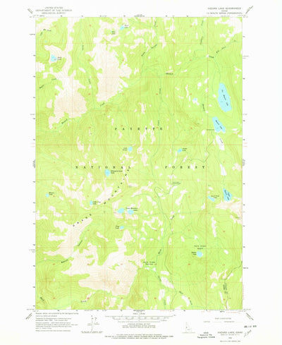 United States Geological Survey Hazard Lake, ID (1963, 24000-Scale) digital map