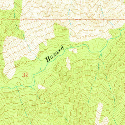 United States Geological Survey Hazard Lake, ID (1963, 24000-Scale) digital map