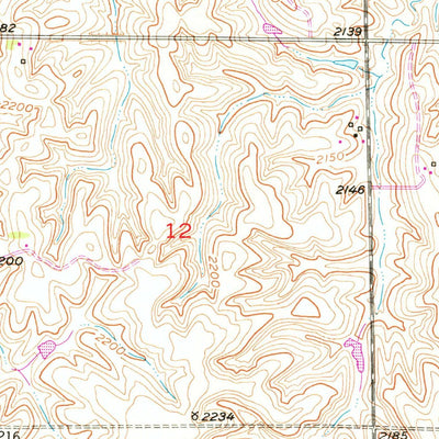 United States Geological Survey Hazard, NE (1951, 24000-Scale) digital map