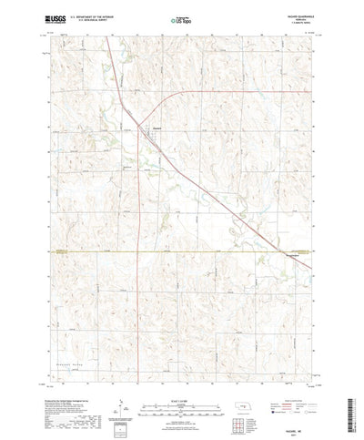United States Geological Survey Hazard, NE (2021, 24000-Scale) digital map