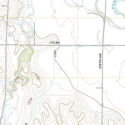 United States Geological Survey Hazard, NE (2021, 24000-Scale) digital map