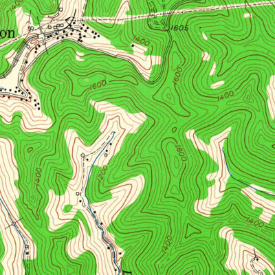 United States Geological Survey Hazard North, KY (1954, 24000-Scale) digital map