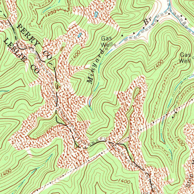 United States Geological Survey Hazard South, KY (1972, 24000-Scale) digital map