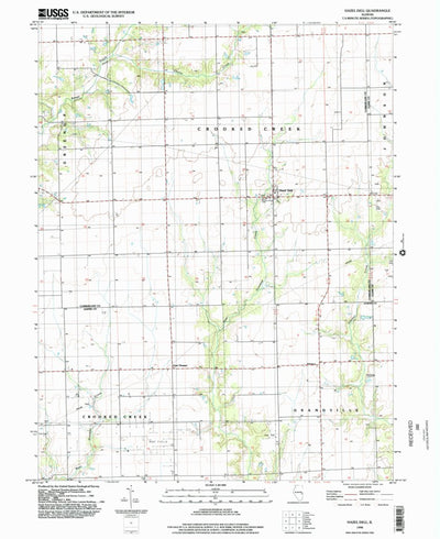 United States Geological Survey Hazel Dell, IL (1998, 24000-Scale) digital map