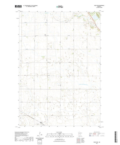 United States Geological Survey Hazel Run, MN (2022, 24000-Scale) digital map