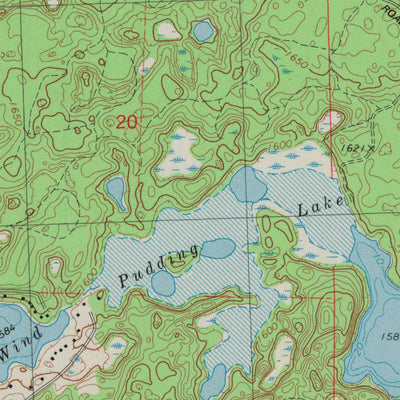 United States Geological Survey Hazelhurst, WI (1982, 24000-Scale) digital map