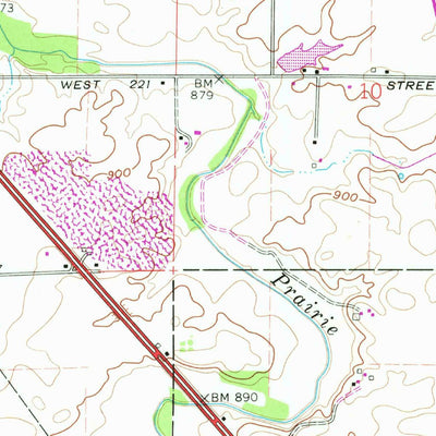 United States Geological Survey Hazelrigg, IN (1961, 24000-Scale) digital map