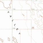 United States Geological Survey Hazelton SW, ND (1971, 24000-Scale) digital map