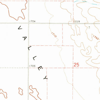 United States Geological Survey Hazelton SW, ND (1971, 24000-Scale) digital map