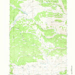 United States Geological Survey Hazelton, WY (1967, 24000-Scale) digital map