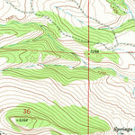 United States Geological Survey Hazelton, WY (1967, 24000-Scale) digital map