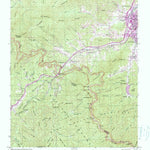 United States Geological Survey Hazelwood, NC (1941, 24000-Scale) digital map