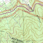 United States Geological Survey Hazelwood, NC (1941, 24000-Scale) digital map