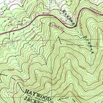 United States Geological Survey Hazelwood, NC (1997, 24000-Scale) digital map