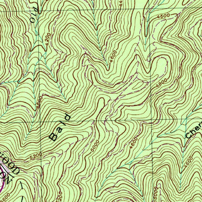 United States Geological Survey Hazelwood, NC (1997, 24000-Scale) digital map