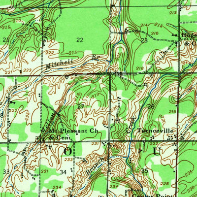 United States Geological Survey Hazen, AR (1941, 62500-Scale) digital map