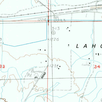 United States Geological Survey Hazen, NV (1985, 24000-Scale) digital map