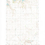 United States Geological Survey Hazen NW, ND (1969, 24000-Scale) digital map