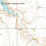 United States Geological Survey Hazen NW, ND (1969, 24000-Scale) digital map