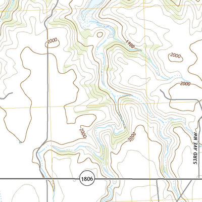 United States Geological Survey Hazen NW, ND (2020, 24000-Scale) digital map
