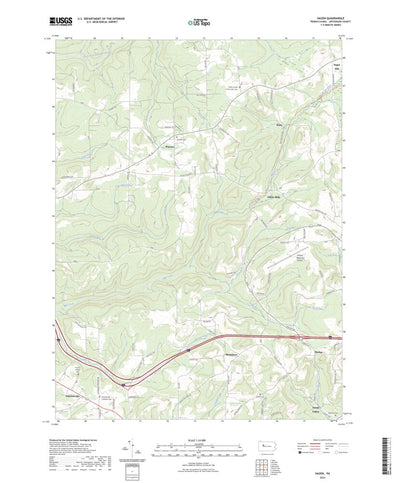 United States Geological Survey Hazen, PA (2023, 24000-Scale) digital map