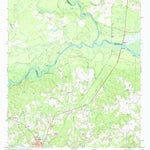 United States Geological Survey Hazlehurst North, GA (1971, 24000-Scale) digital map