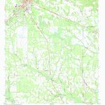 United States Geological Survey Hazlehurst South, GA (1971, 24000-Scale) digital map