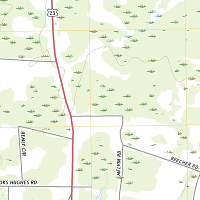 United States Geological Survey Hazlehurst South, GA (2020, 24000-Scale) digital map