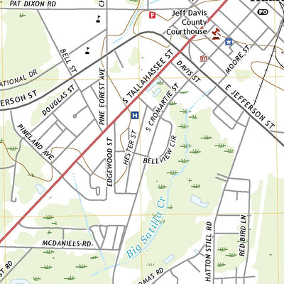 United States Geological Survey Hazlehurst South, GA (2020, 24000-Scale) digital map
