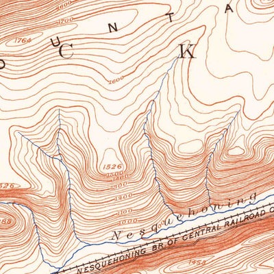 United States Geological Survey Hazleton, PA (1889, 62500-Scale) digital map