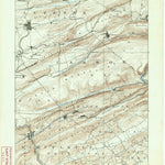 United States Geological Survey Hazleton, PA (1891, 62500-Scale) digital map