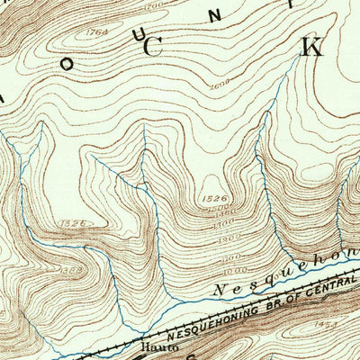United States Geological Survey Hazleton, PA (1891, 62500-Scale) digital map