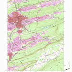United States Geological Survey Hazleton, PA (1947, 24000-Scale) digital map