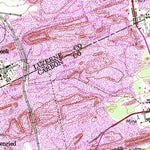 United States Geological Survey Hazleton, PA (1947, 24000-Scale) digital map